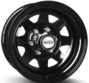 Диск 16x7 ET 8 LR Черный, Dakar Dark 